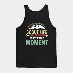 Scout Scouting Camping Hiking Gift Tank Top